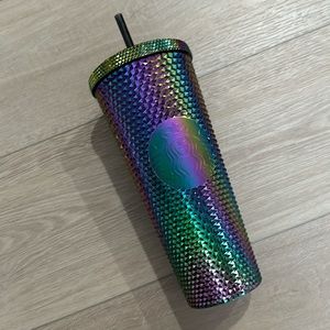Starbucks oil slick venti studded cup in brand new condition
